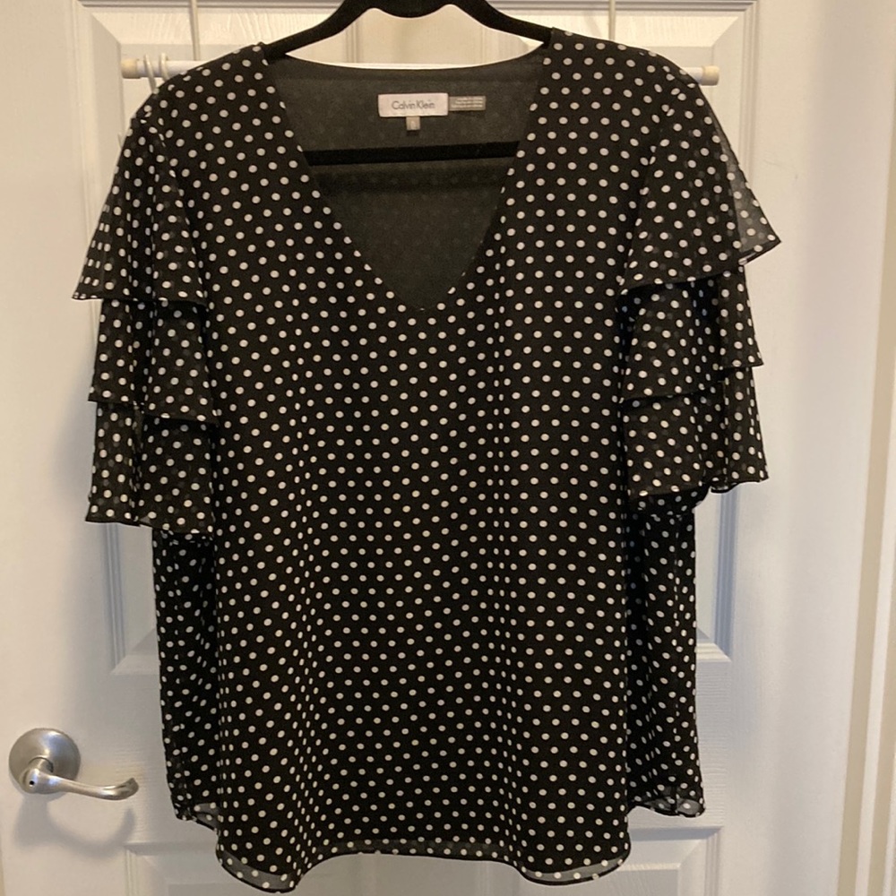 Calvin Klein black blouse